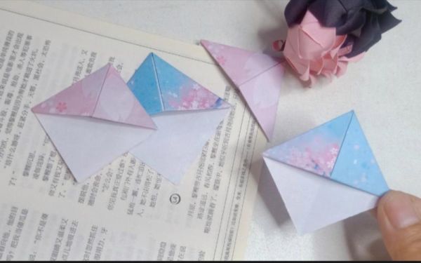 读书书签折纸怎么做_折纸大百科图片教程