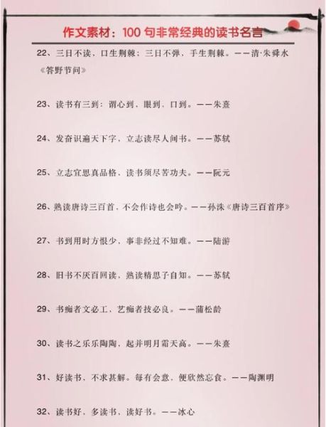 读书名言有哪些_如何运用读书名言提升写作
