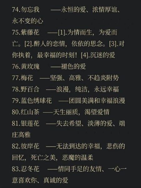 不同花的花语代表什么_如何用花语表达情感