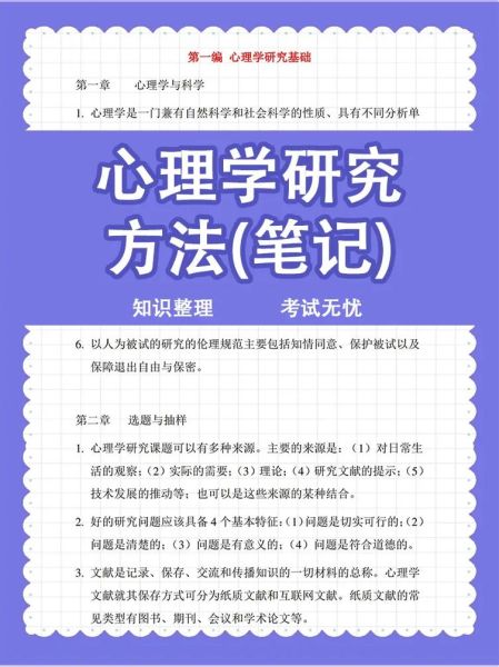 心理学考研怎么复习_心理学考研笔记怎么做