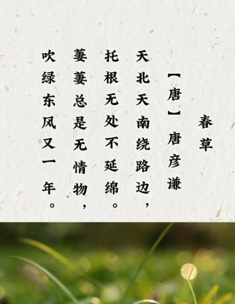 春草象征什么情感_春草意象的深层含义