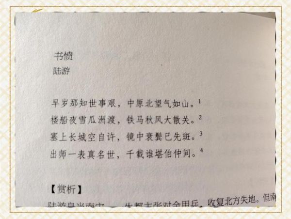 书愤表达了什么情感_诗人为何愤怒