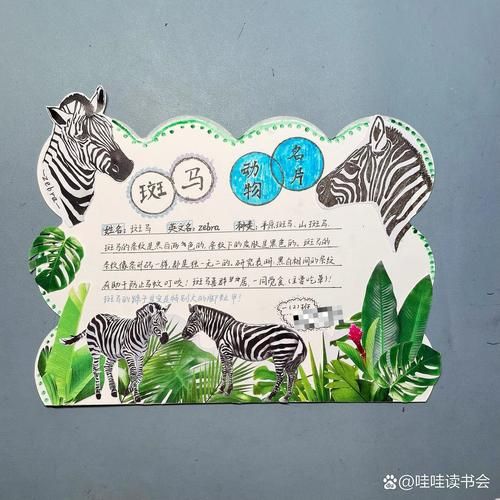 动物百科读书卡片怎么做_精美读书卡片模板推荐