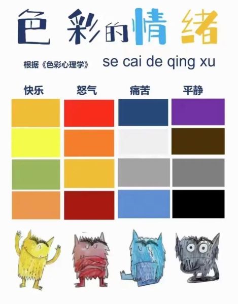 情感插画如何配色_插画表达情绪技巧