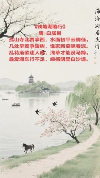 钱塘湖春行表达了诗人怎样的情感_白居易为何偏爱西湖早春