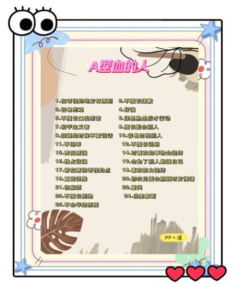 不同血型性格特点_如何根据血型优化职场沟通