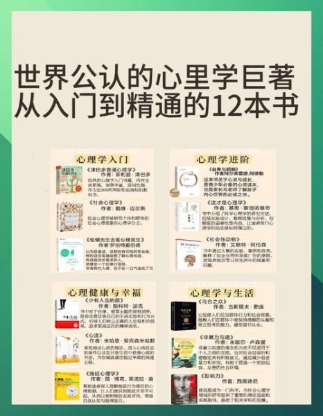 心理学入门书籍推荐_如何选到真正好看的心理学书