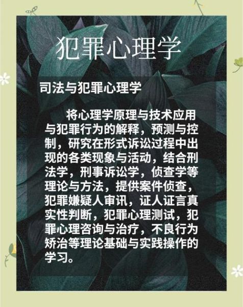 犯罪心理学考研科目有哪些_如何高效备考