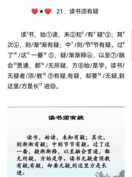 读书须有疑是什么意思_如何培养质疑精神