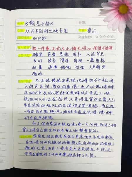 我的第一本百科故事读书笔记_如何高效做读书笔记