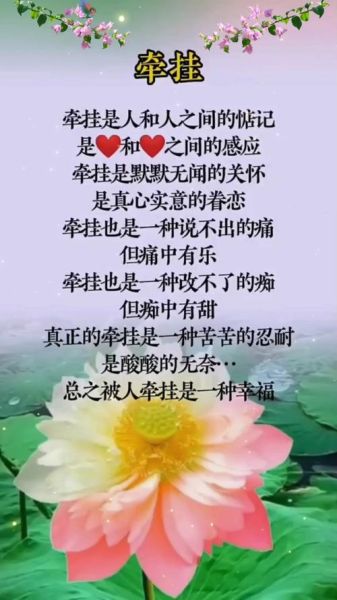 如何表达牵挂_牵挂一个人怎么说