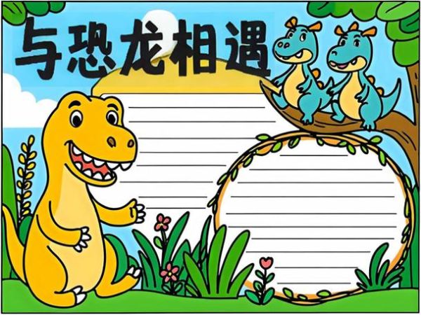 恐龙大百科读书卡怎么做_恐龙手抄报内容写什么