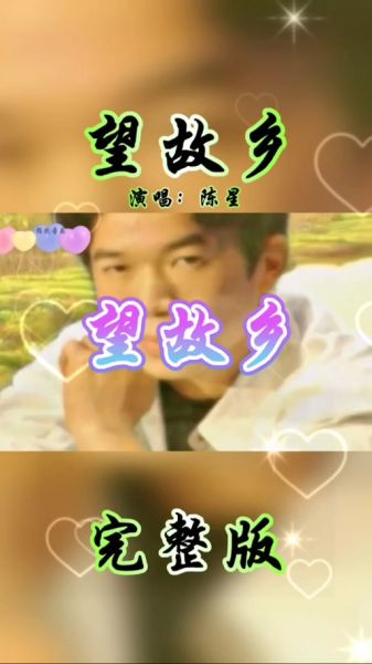 陈星歌曲表达什么情感_如何听懂乡愁与漂泊