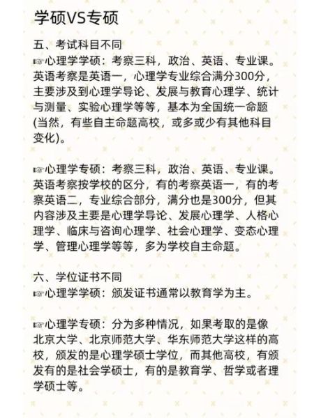心理学学硕和专硕的区别_心理学学硕与专硕怎么选